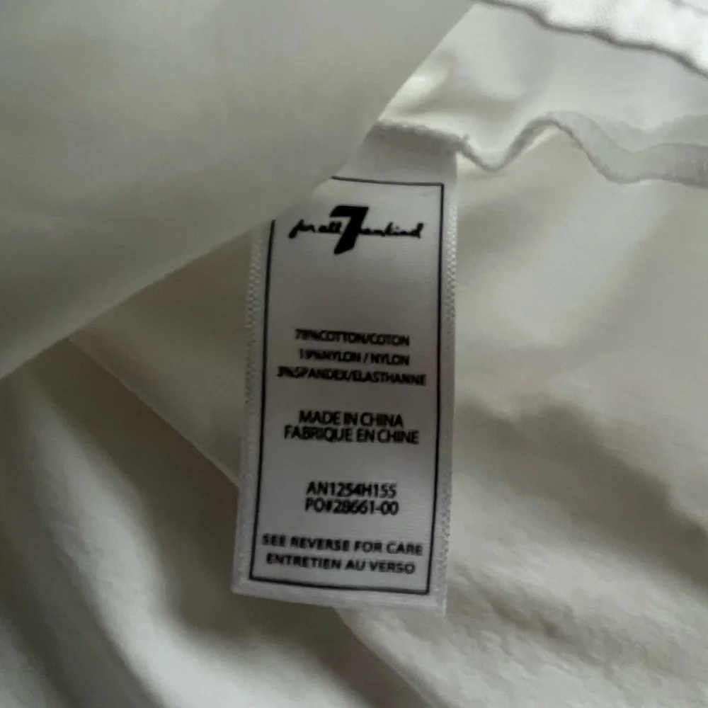 White Ruffled Sleeve Top - Picture 5 of 5